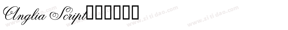 Anglia Script字体转换